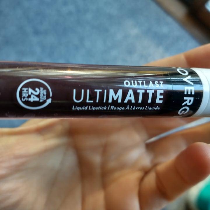 photo of Covergirl Outlast UltiMATTE Liquid Lipstick shared by @ronnievegan1980 on  09 Nov 2022 - review