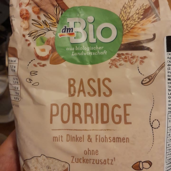 photo of dmBio Basis Porridge shared by @nonnoveg on  27 Mar 2022 - review