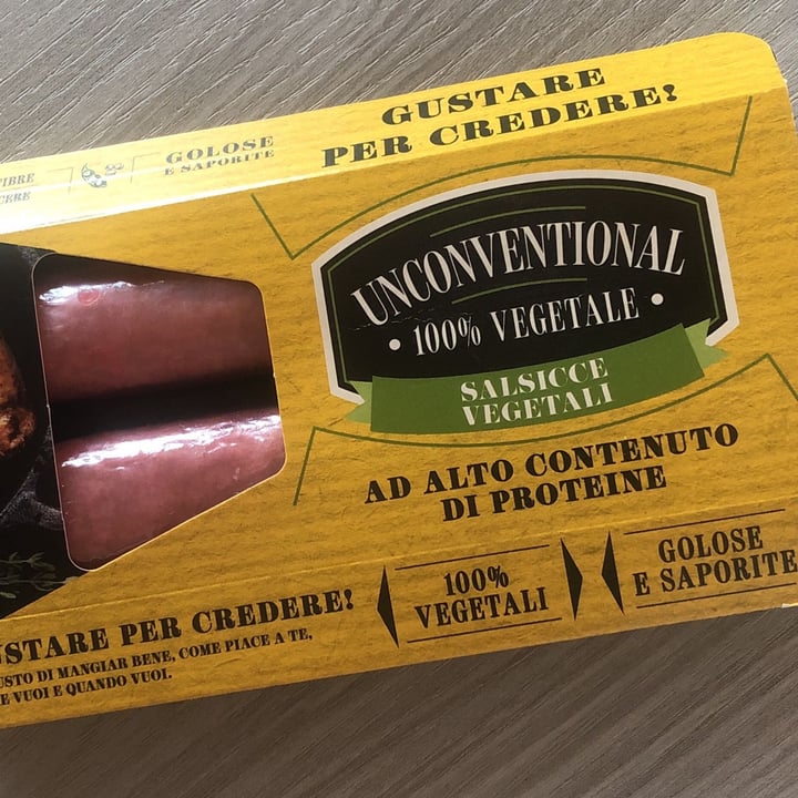photo of Unconventional Salsicce Vegetali - Sausages shared by @stella72 on  19 Jul 2022 - review