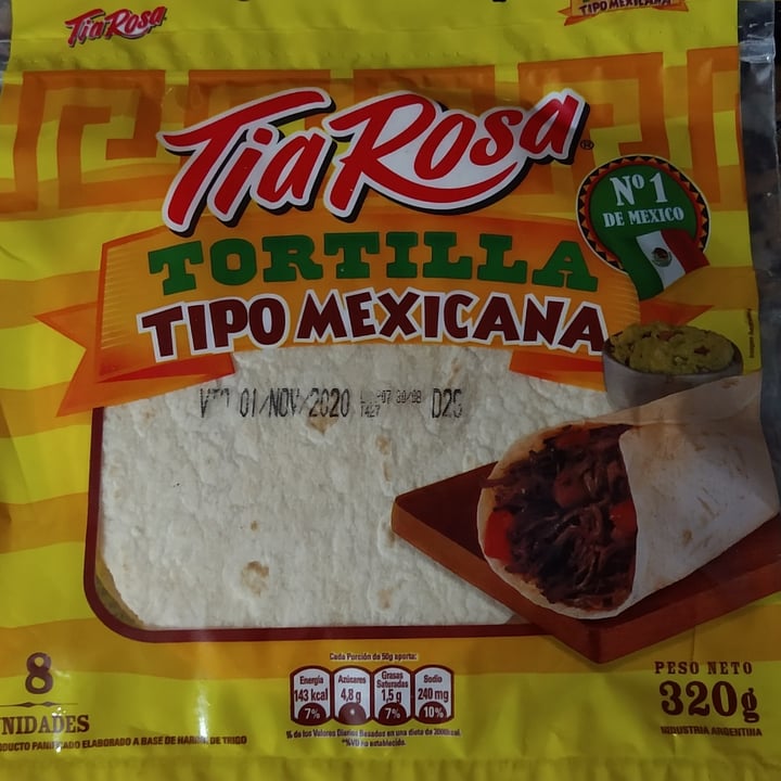 photo of Tia Rosa Tortilla tipo mexicana shared by @gladiolacarpi on  30 Oct 2020 - review