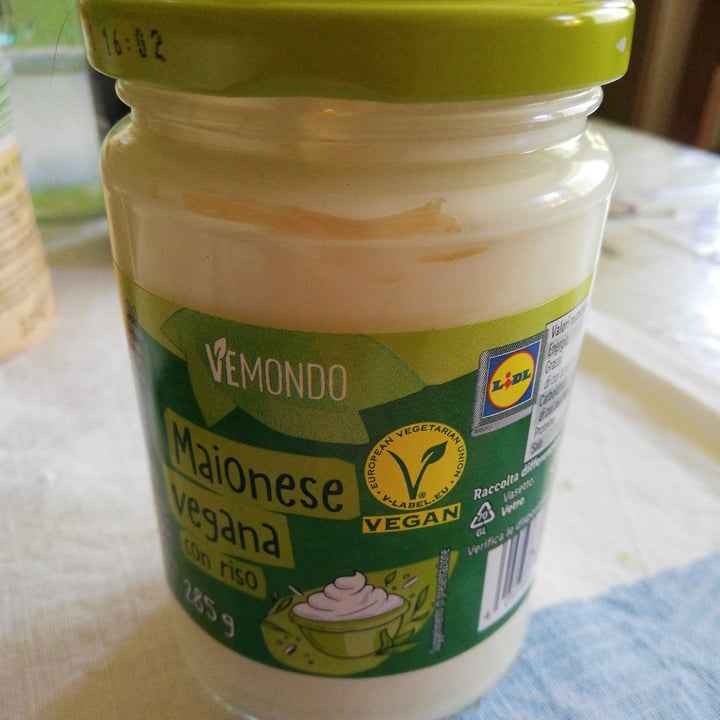 review photo of Vemondo Maionese Vegana con Riso shared by @elisavegghion on 08 Aug 2022 - review