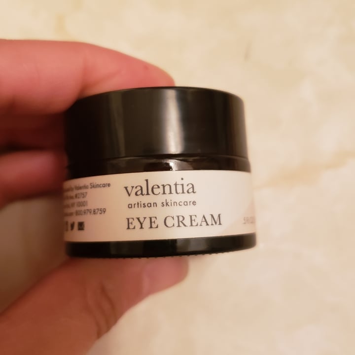 photo of Valentia Skincare Eye Cream shared by @kaylas on  10 Aug 2021 - review