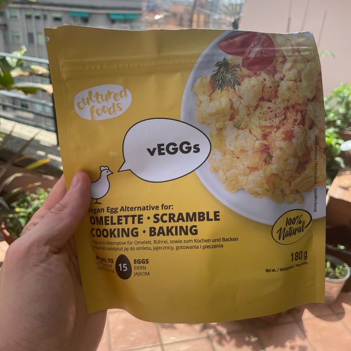 review photo of Cultured Foods Egg Substitute shared by @cachondovegano on 28 May 2022 - review