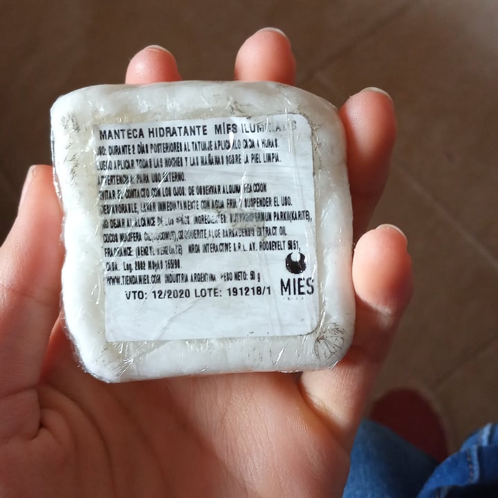 review photo of Mies Manteca hidratante shared by @flor6 on 01 Sep 2021 - review