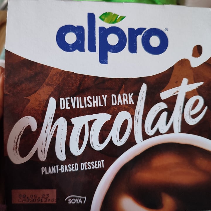 photo of Alpro Devilish Dark Chocolate Dessert shared by @negatio on  10 Oct 2022 - review