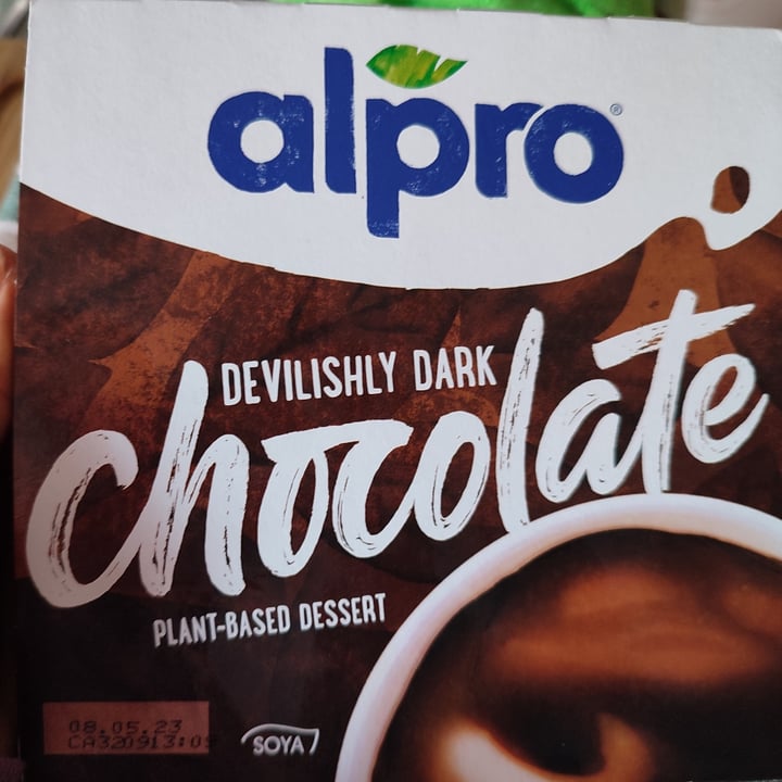 photo of Alpro Devilishly Dark Chocolate Plant-based Dessert shared by @negatio on  10 Oct 2022 - review