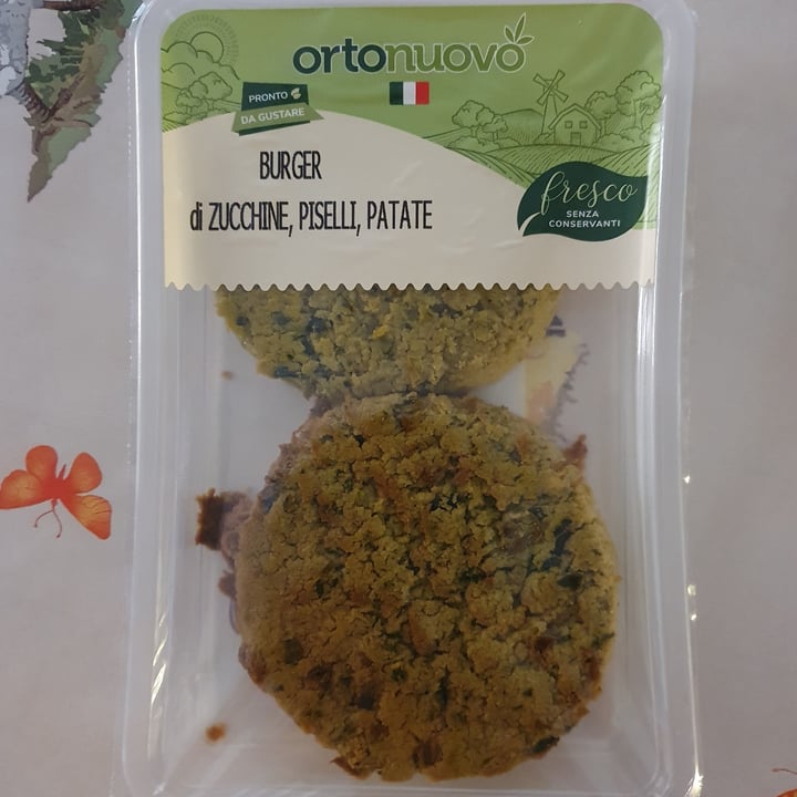 photo of Ortonuovo Burger Di Zucchine Piselli E Patate shared by @lunasky on  14 Aug 2022 - review