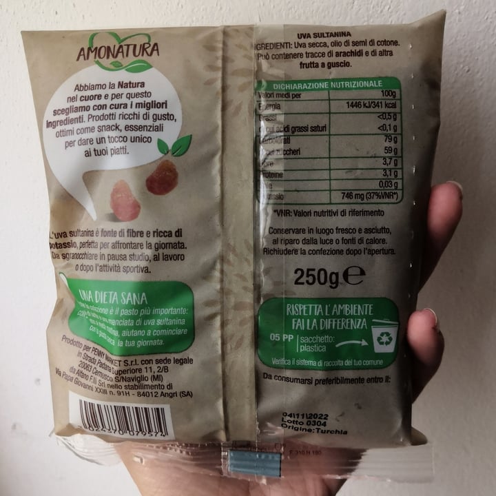 review photo of Amonatura Frutta Secca Snack Uva Sultanina shared by @honoki on 05 May 2022 - review