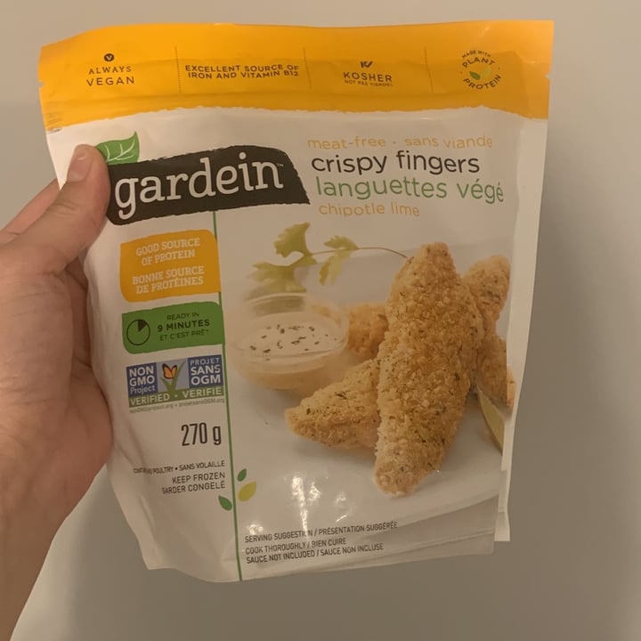 photo of Gardein Crispy Fingers - Chipotle Lime shared by @vanichou on  12 Dec 2021 - review