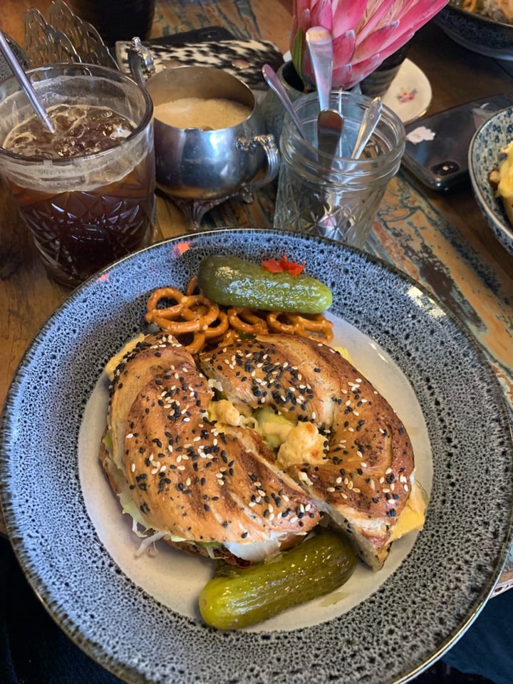 review photo of Bury Me Standing Coffee Co. Bagel Rueben shared by @matteamarnikalee on 17 Jul 2019 - review