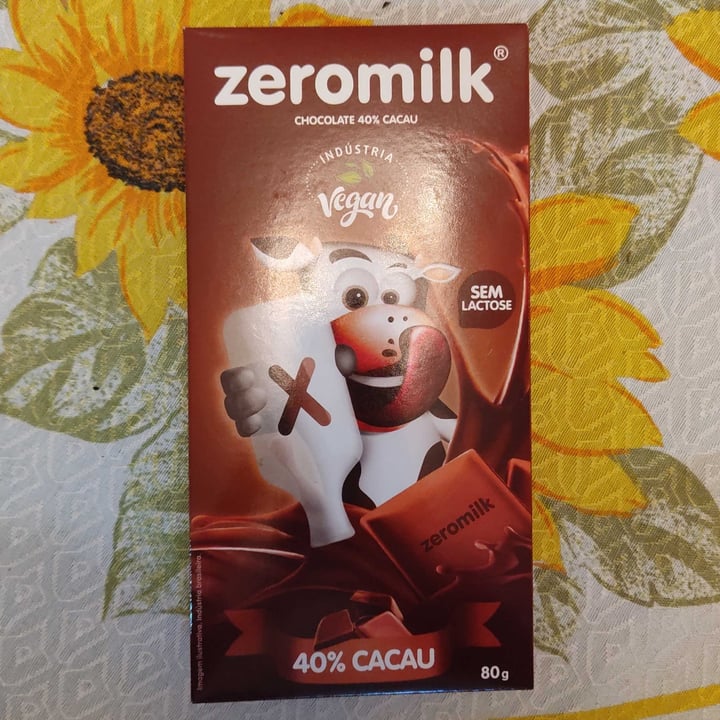 photo of Zeromilk Chocolate 40% Cacau shared by @fellipesena on  30 Jul 2022 - review
