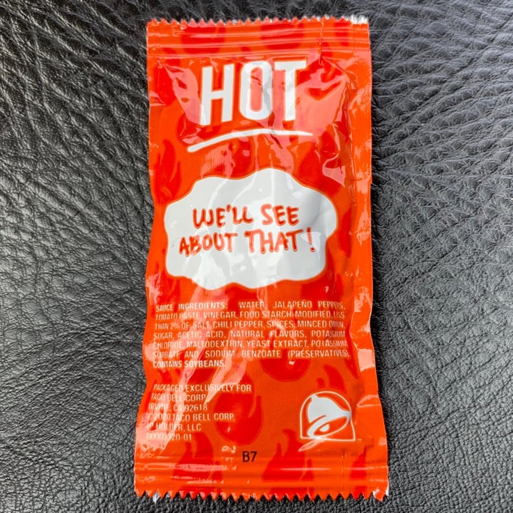 photo of Taco Bell Hot Sauce shared by @allhess on  14 May 2020 - review