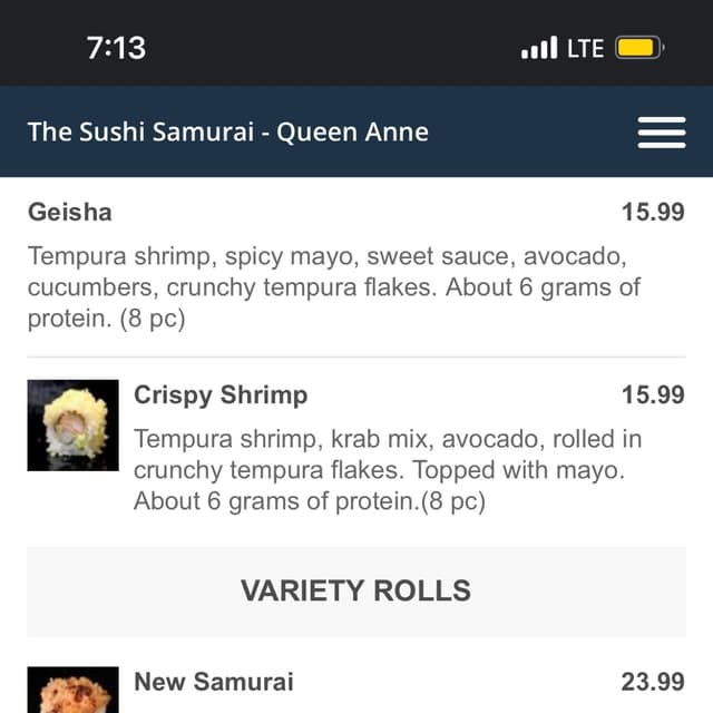 Photo of the dish “Geisha”