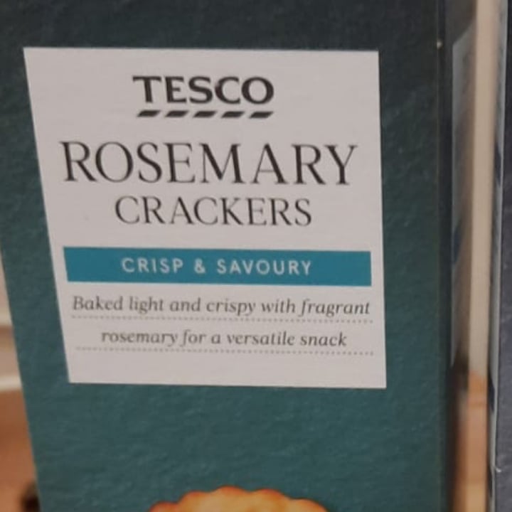 photo of Tesco Rosemary Crackers shared by @malvinabeg on  01 Dec 2021 - review