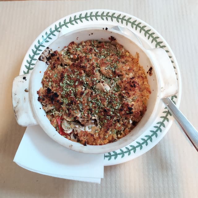 Photo of the dish “Lasaña de calabaza”