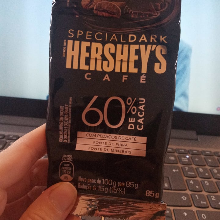 photo of Hershey's Special Dark Chocolate Cafe 60% de Cacau shared by @luluca on  16 Aug 2021 - review