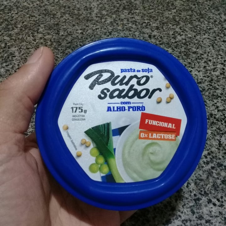 photo of Puro Sabor Pasta de Soja com Alho Poró shared by @souvegano on  29 May 2022 - review