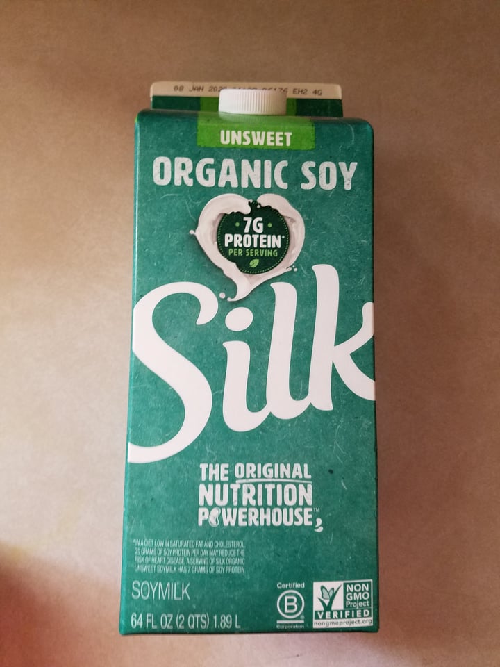 photo of Silk Organic Unsweet Soymilk  shared by @missilsa on  24 Dec 2019 - review
