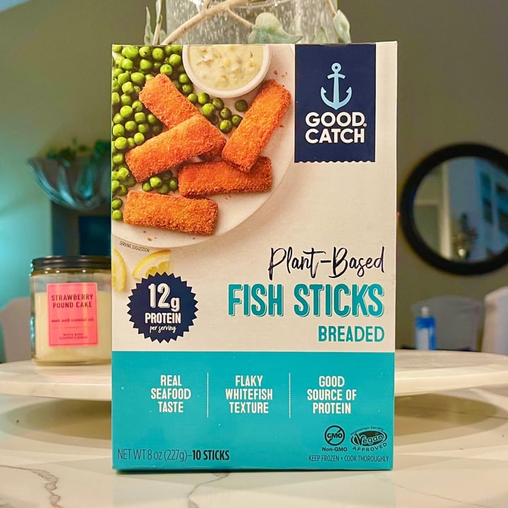 photo of Good Catch Plant-Based Fish Sticks Breaded shared by @ellefire on  24 Sep 2021 - review