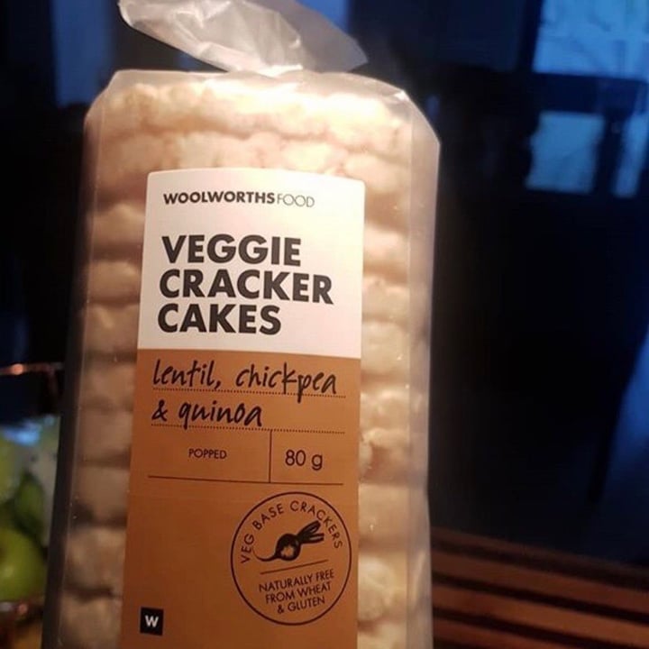 photo of Woolworths Food Veggie Cracker Cakes Lentil, Chickpea & Quinoa shared by @plantpoweredpayalla on  08 Oct 2020 - review