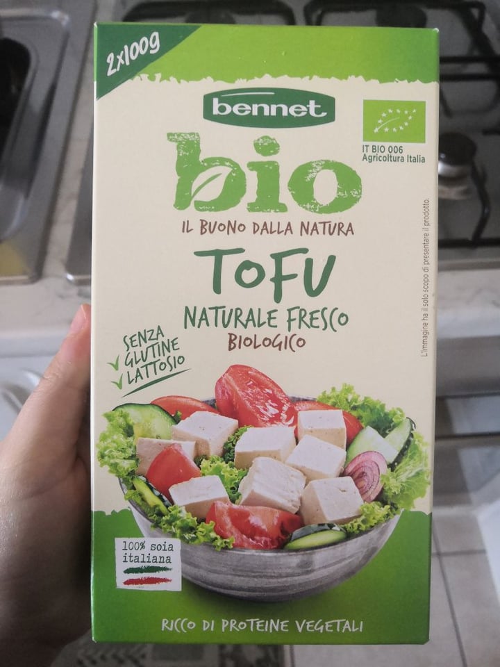 photo of Bennet Tofu naturale fresco shared by @giadapiparo on  10 Mar 2020 - review