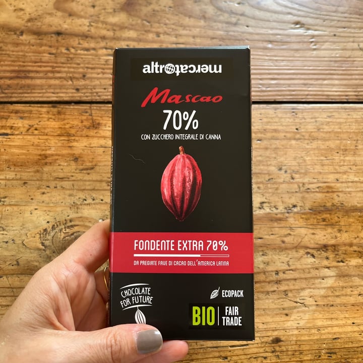 review photo of Altro mercato Mascao Fondente Extra 70% shared by @elenabottinelli on 08 Sep 2022 - review