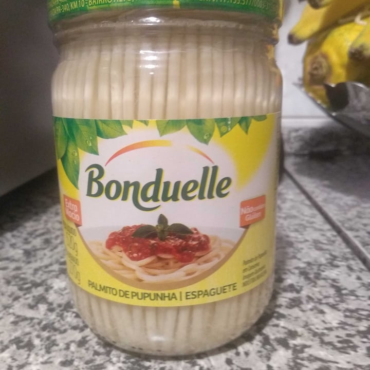 photo of Bonduelle palmito de pupunha/espaguete shared by @elisabete123 on  23 Jun 2022 - review