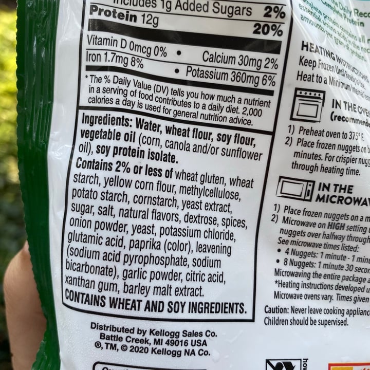 review photo of MorningStar Farms Classic Chik’n Nuggets shared by @valeeeryh on 31 Jan 2021 - review