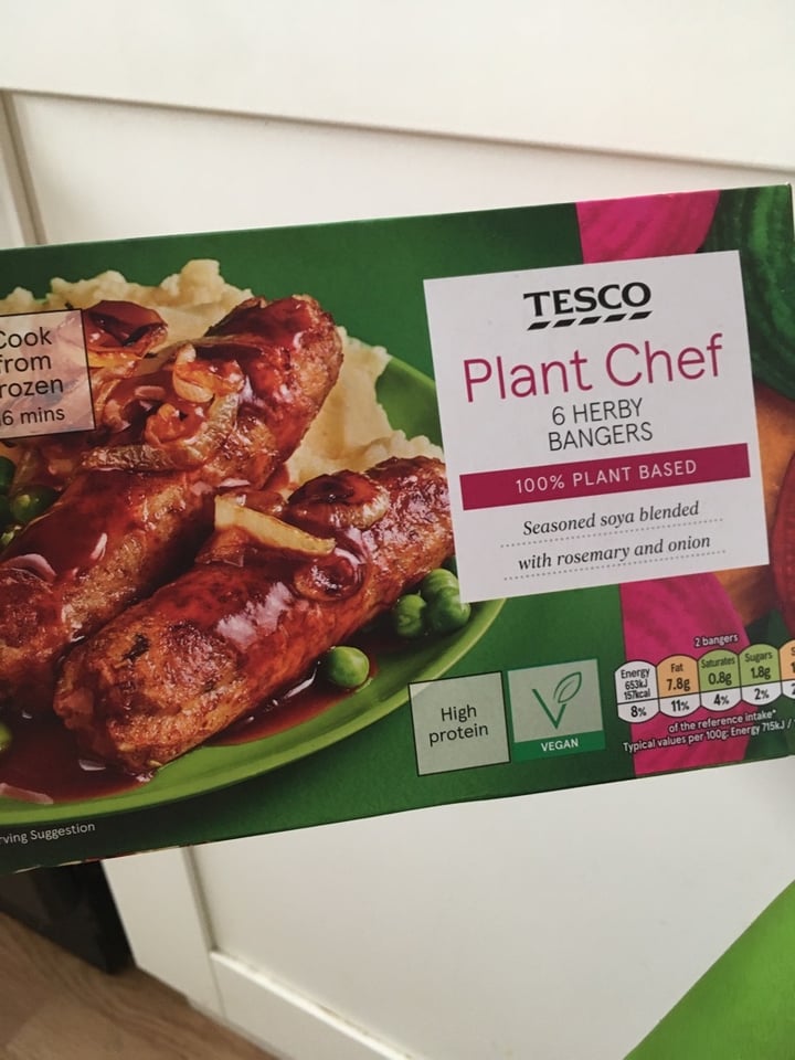 photo of Tesco Herby bangers shared by @theratspyjamas on  20 Mar 2020 - review