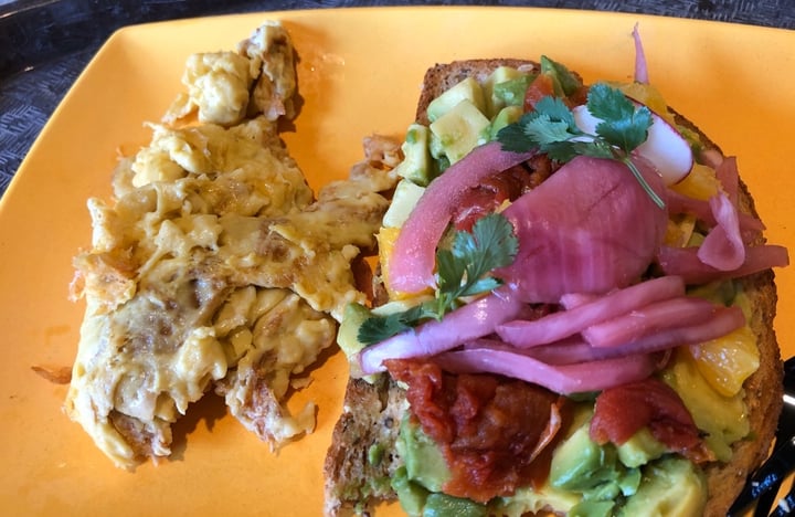 photo of Centertown Market Scrambled Just Egg  and  avocado Toast shared by @blm on  11 Mar 2020 - review