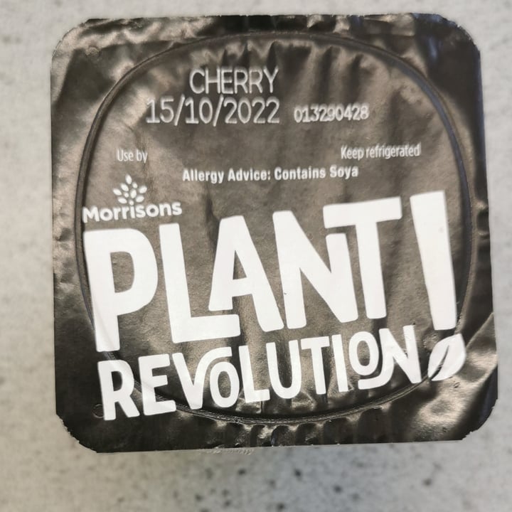 photo of Morrisons  plant revolution Cherry Yogurth shared by @marieco on  05 Oct 2022 - review
