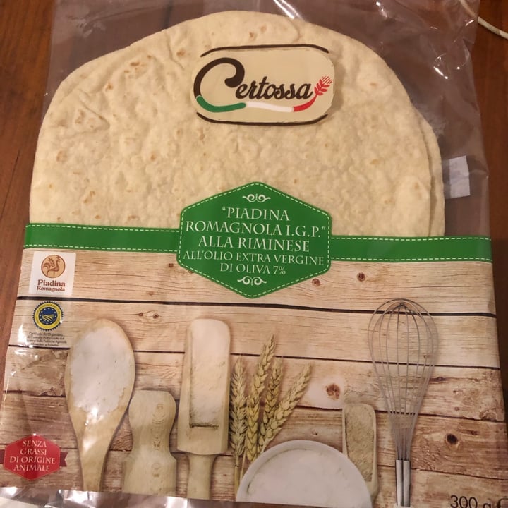 photo of Certossa Piadina Romagnola all'olio shared by @seitansistah on  19 Jan 2023 - review