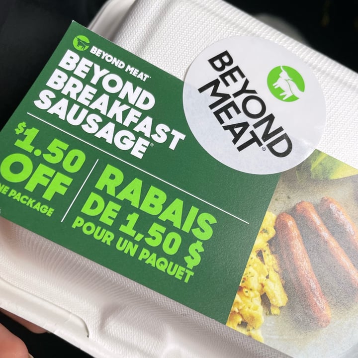 photo of Beyond Meat Beyond breakfast Sausage Classic  shared by @beckiesveggies on  18 Oct 2021 - review