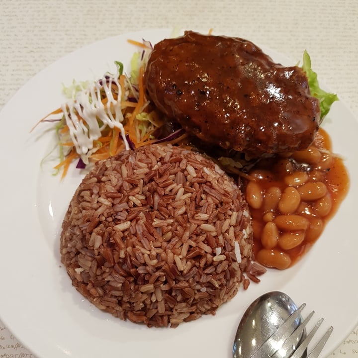 photo of Vegetarian Express Cafe Black Pepper Steak Rice shared by @shanna on  24 Oct 2020 - review