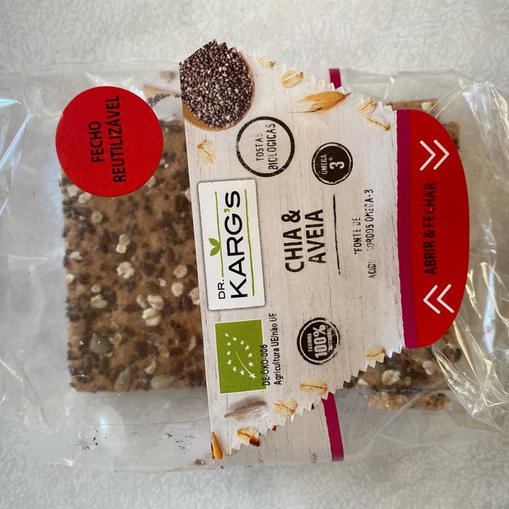 photo of Dr. Karg's Chia e avena shared by @nicolematos on  13 Feb 2022 - review