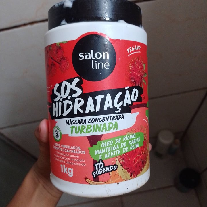 photo of Salon line Creme de hidratação óleo rícino shared by @flavia1 on  16 Dec 2021 - review