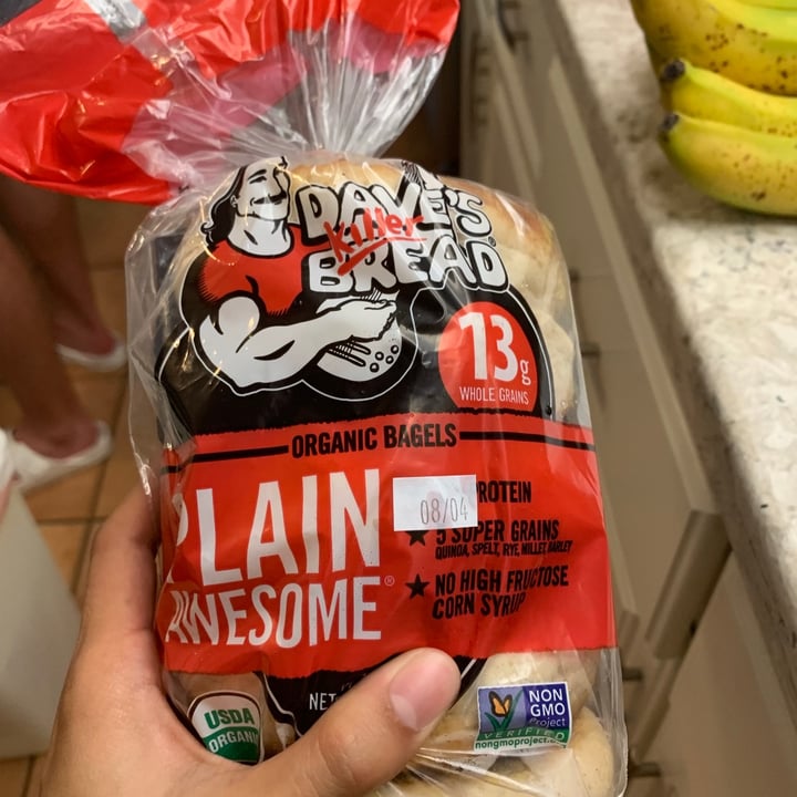 review photo of Dave's Killer Bread PLAIN AWESOME BAGELS shared by @jaydenh on 30 Jul 2021 - review