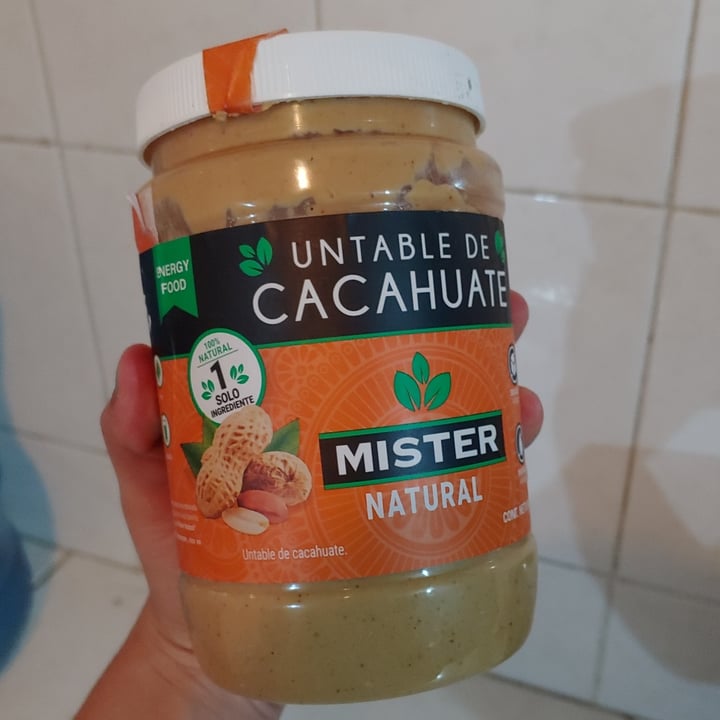 photo of Mister natural Crema de Cacahuate shared by @vianney on  13 Dec 2022 - review