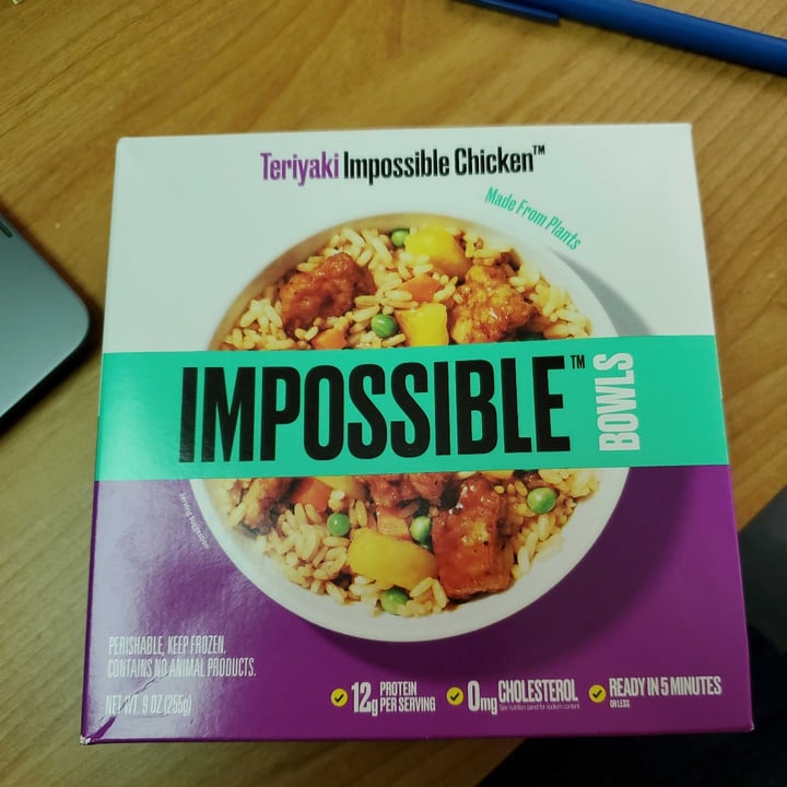 photo of Impossible Foods Teriyaki Impossible Chicken shared by @greenteabean on  12 Dec 2022 - review