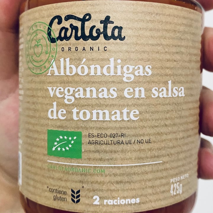 photo of Carlota Organic Albondigas en Salsa de Tomate shared by @mikelpro on  03 Jun 2021 - review