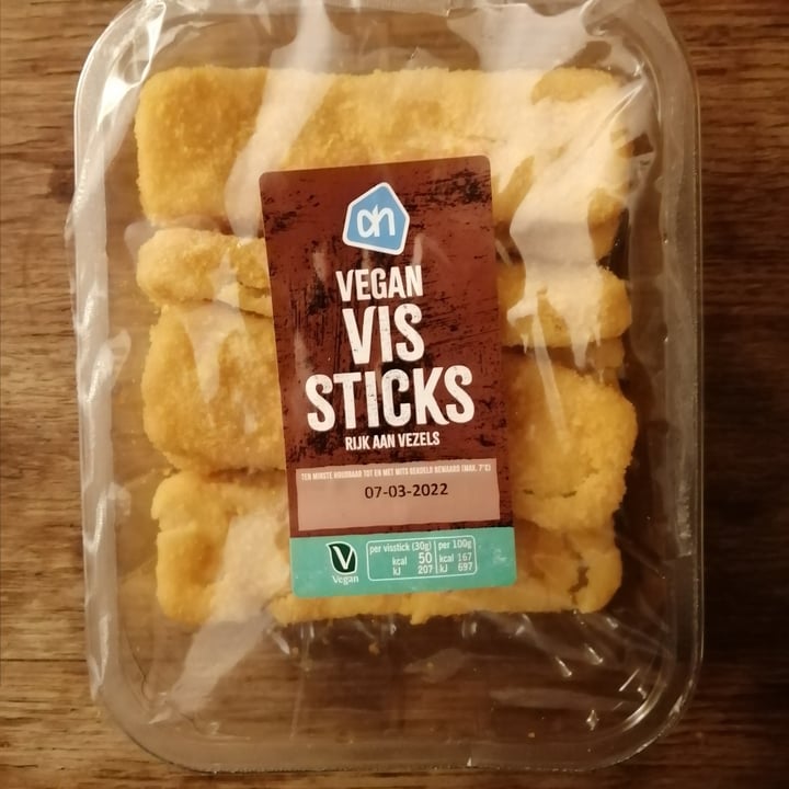 photo of Albert Heijn Vegan Vis (Fish) Sticks shared by @veggiehugs on  17 Feb 2022 - review