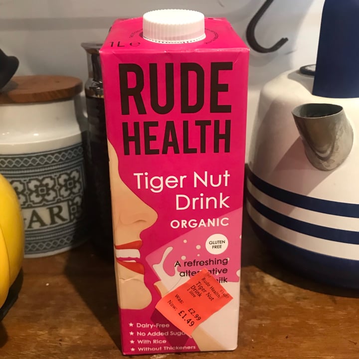 photo of Rude health Tiger Nut Milk shared by @theamicablevegan on  20 May 2020 - review