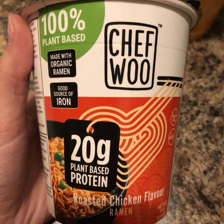 photo of Chef Woo Roasted chicken flavor ramen shared by @leafinthechinook on  02 Mar 2022 - review