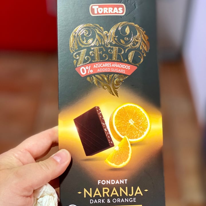 photo of Torras Chocolate Dark & Orange shared by @gateravegana on  29 Apr 2021 - review