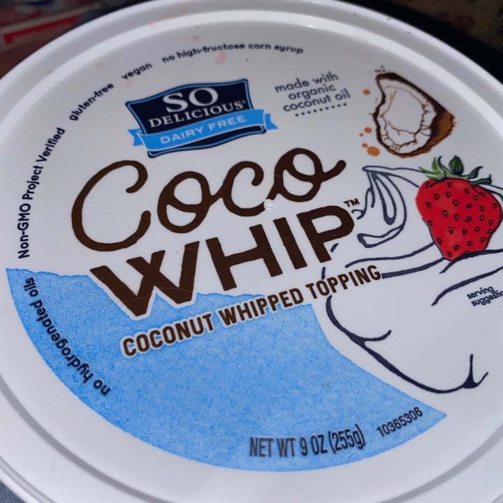 photo of So Delicious Dairy Free Coco Whip shared by @angelanicolexo on  03 Mar 2021 - review