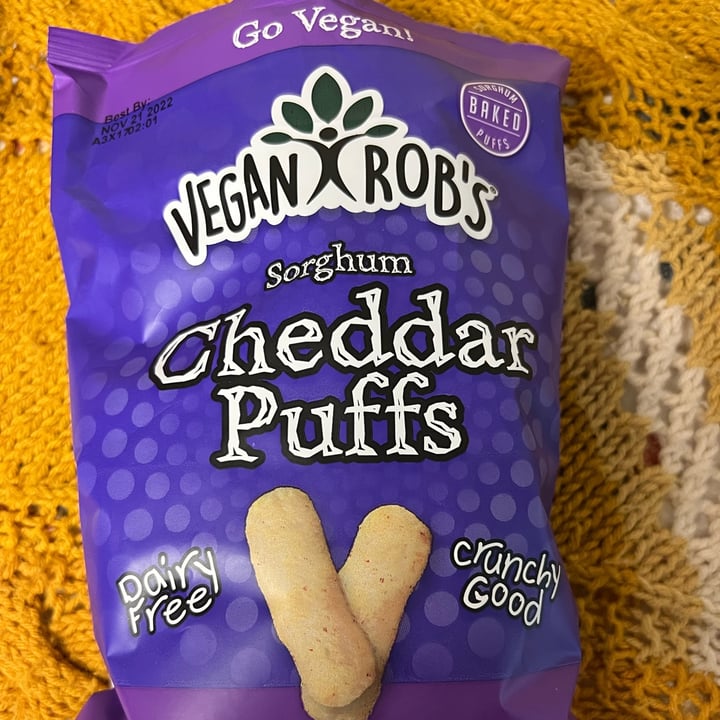 review photo of Vegan Rob's Cheddar Puffs shared by @rosemaryhill on 12 Nov 2022 - review