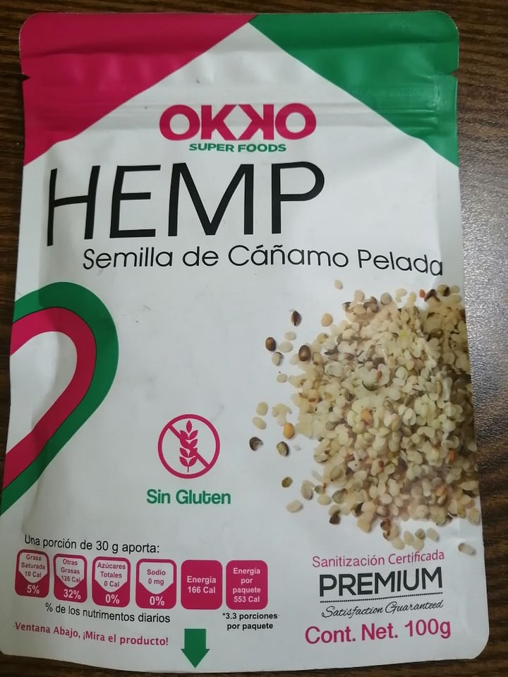 photo of Okko Super Foods Semilla De Cañamo (Hemp) shared by @fany1705 on  20 Jan 2020 - review