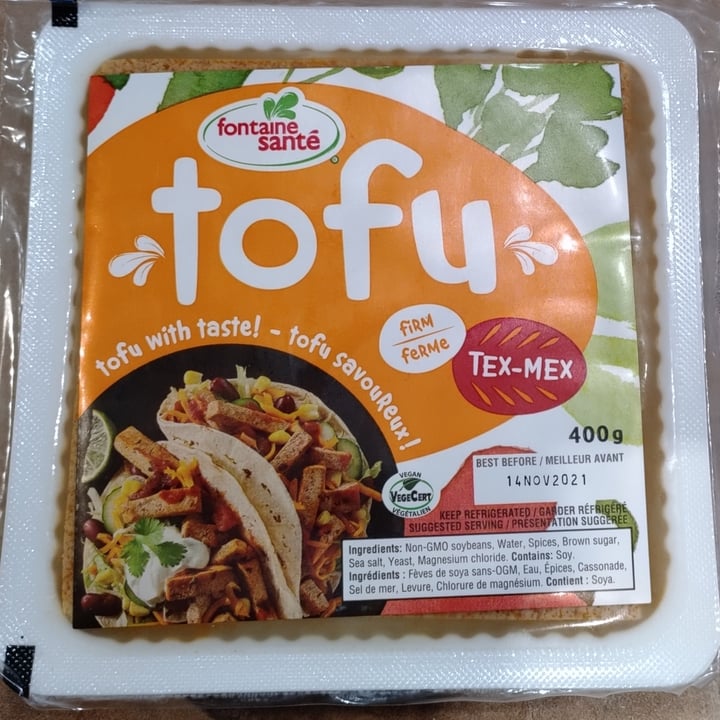 photo of Fontaine Santé Tex Mex Tofu shared by @laurence22 on  16 Nov 2021 - review