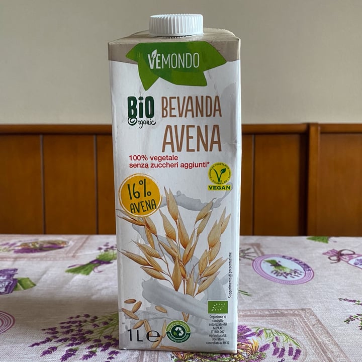 photo of Vemondo bio bevanda avena senza zuccheri aggiunti shared by @valenteena on  21 Jun 2022 - review