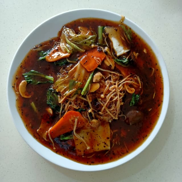 Photo of the dish “Bee Hoon With Black Bean Gravy”